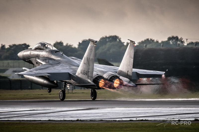 Illustration for article titled This Photo Tour Of The USAF's "Grim Reapers" F-15 Squadron Will Give You Shivers